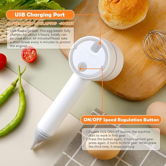 Wireless Electric Mixer
