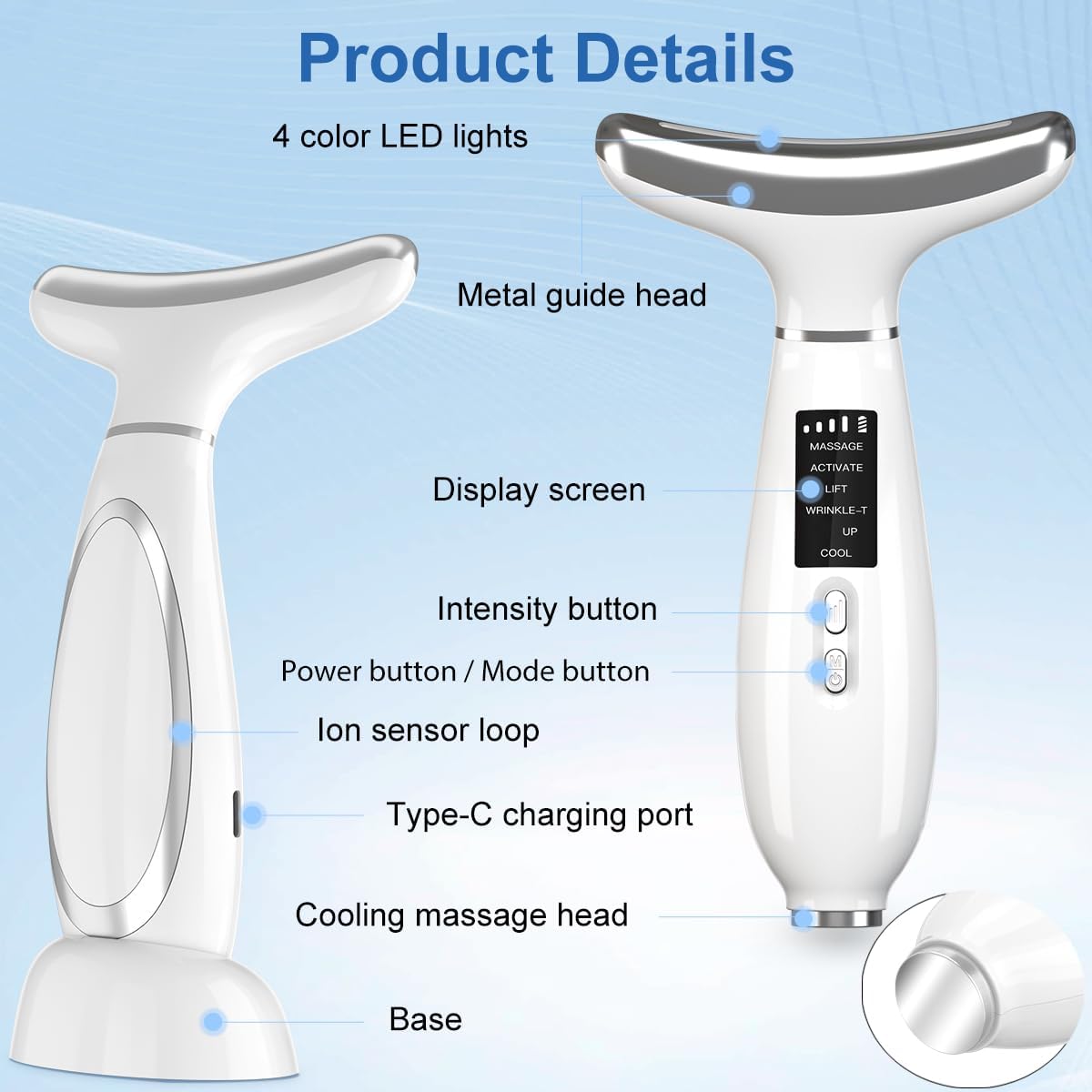 3-in-1 Microcurrent Neck & Face Lifting Device”