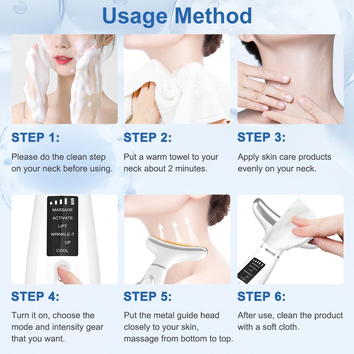 3-in-1 Microcurrent Neck & Face Lifting Device”