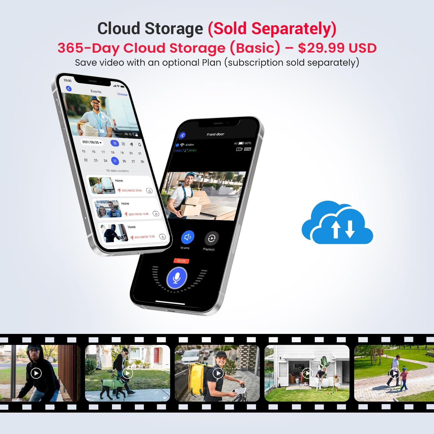 M18 Wireless Video Doorbell – 1080P Camera, WiFi, Outdoor Security, App Control