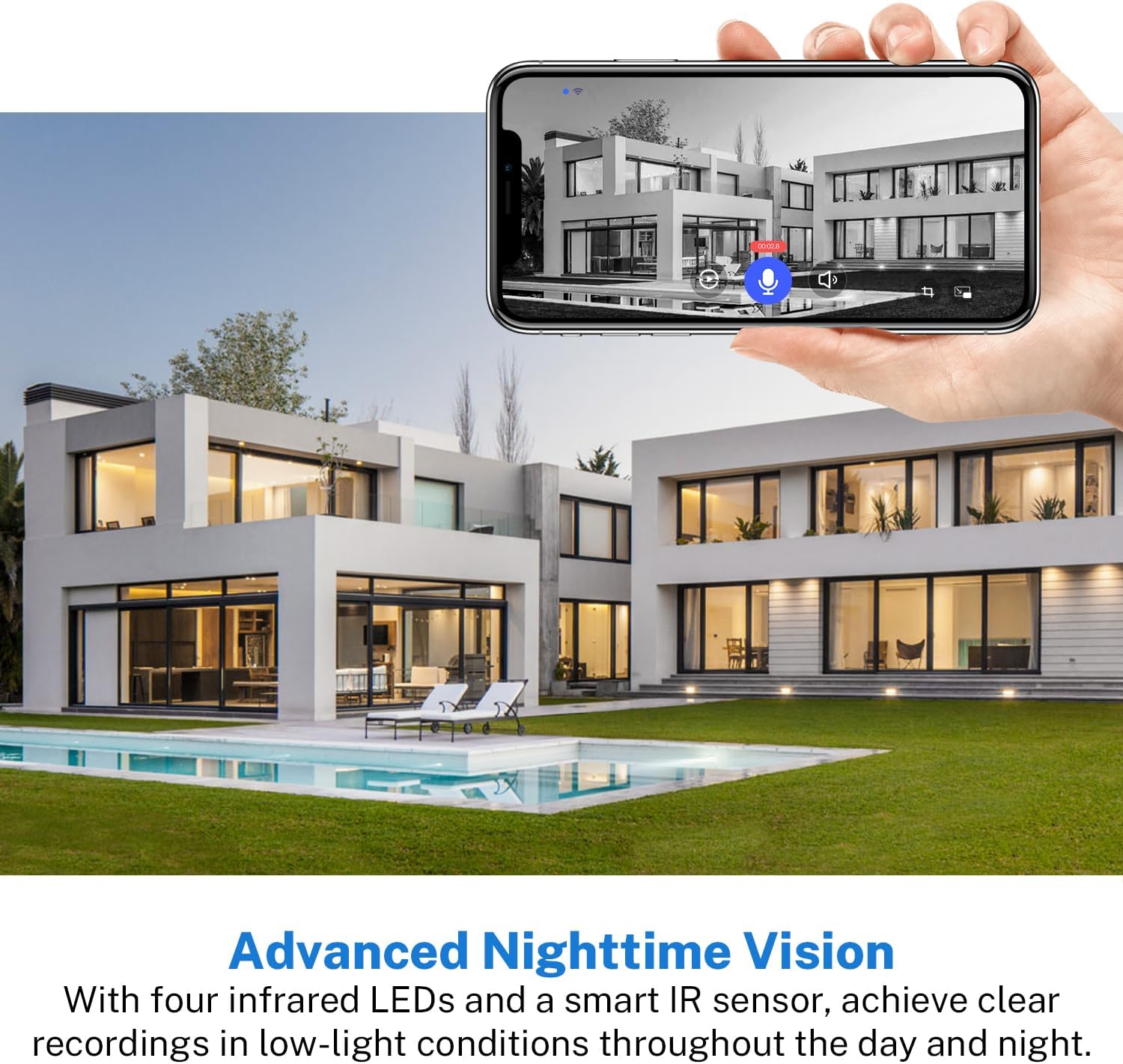 M18 Wireless Video Doorbell – 1080P Camera, WiFi, Outdoor Security, App Control