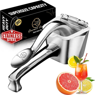 Stainless Steel Citrus Juicer – Heavy-Duty Manual Lemon & Orange Squeezer