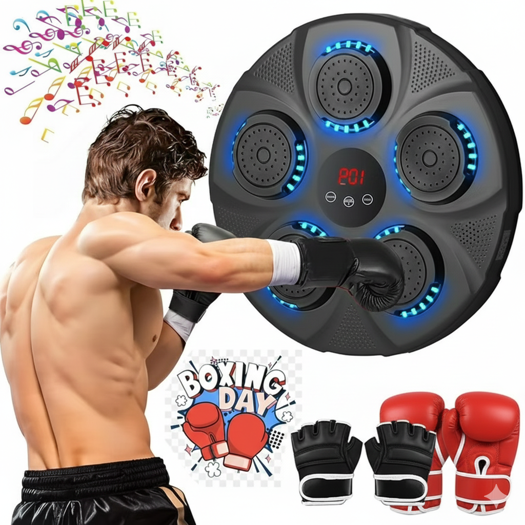 Smart Musical Boxing Machine with Gloves