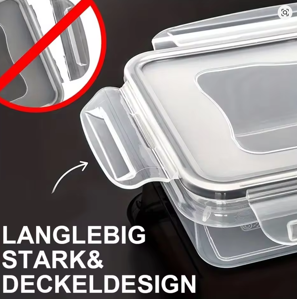 12-Piece Sealed Food Storage Boxes for Kitchen & Refrigerator