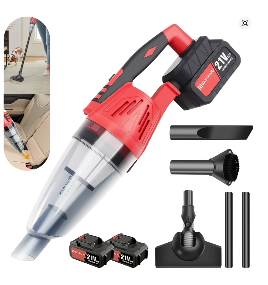 PowerClean™ 55KPA Cordless Vacuum – Rechargeable & Handheld