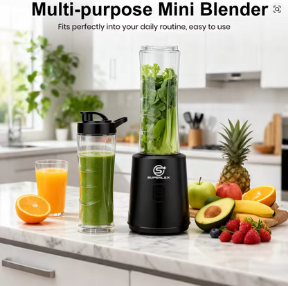 Portable Electric Juicer 600ml – Powerful Ice Crushing Blender