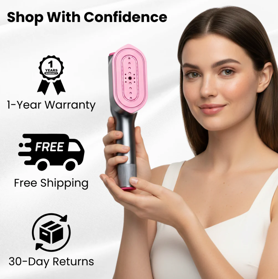 Dr.Flash™ SteamerPro 5-in-1 Steamer & Iron